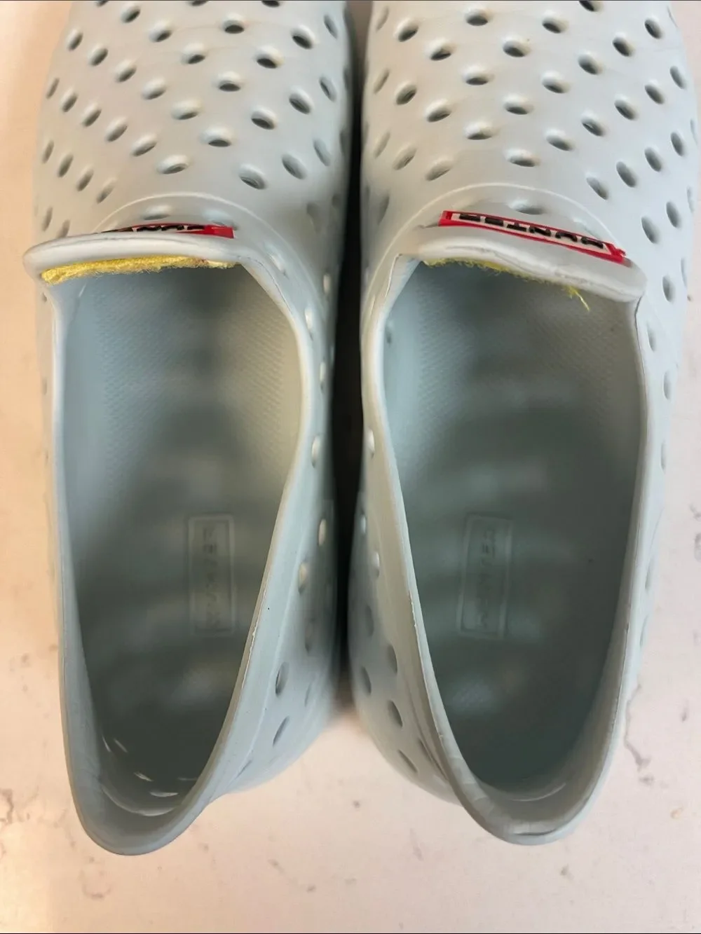 Hunter Original Kid's Lightweight Outdoor Shoes In Blue Size 13 Missing Lining
